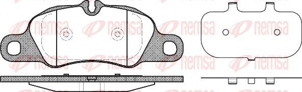 Kawe 1366 00 - Brake Pad Set, disc brake autospares.lv