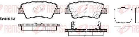 Kawe 1362 02 - Brake Pad Set, disc brake autospares.lv