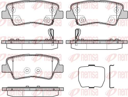 Kawe 1362 30 - Brake Pad Set, disc brake autospares.lv