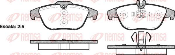 Kawe 1305 00 - Brake Pad Set, disc brake autospares.lv