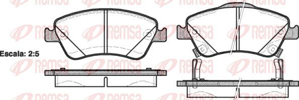 Kawe 1310 02 - Brake Pad Set, disc brake autospares.lv