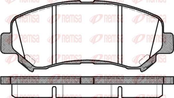 Kawe 1318 00 - Brake Pad Set, disc brake autospares.lv