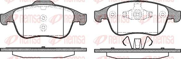 Kawe 1389 00 - Brake Pad Set, disc brake autospares.lv