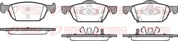 Kawe 1384 02 - Brake Pad Set, disc brake autospares.lv