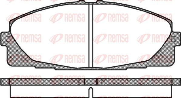 Kawe 1325 00 - Brake Pad Set, disc brake autospares.lv