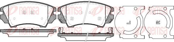 Kawe 1375 12 - Brake Pad Set, disc brake autospares.lv