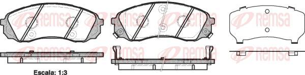 Kawe 1291 02 - Brake Pad Set, disc brake autospares.lv