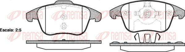 Kawe 1249 00 - Brake Pad Set, disc brake autospares.lv