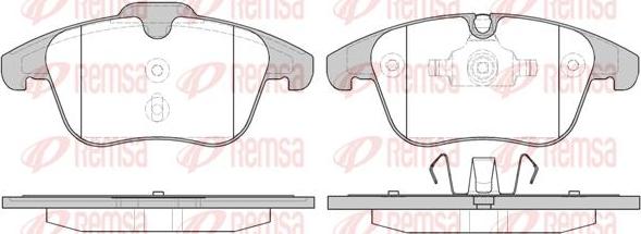 Kawe 1249 10 - Brake Pad Set, disc brake autospares.lv