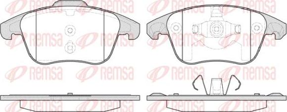 Kawe 1249 30 - Brake Pad Set, disc brake autospares.lv