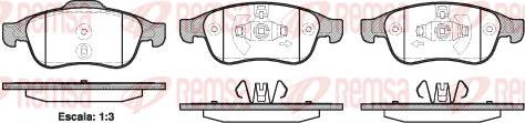 Kawe 1248 10 - Brake Pad Set, disc brake autospares.lv