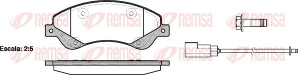 Kawe 1251 02 - Brake Pad Set, disc brake autospares.lv