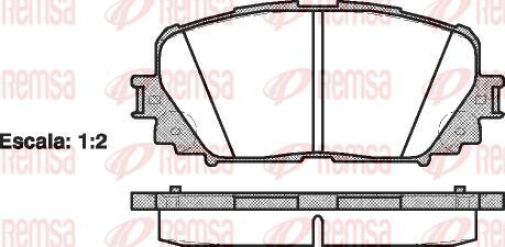 Kawe 1258 00 - Brake Pad Set, disc brake autospares.lv