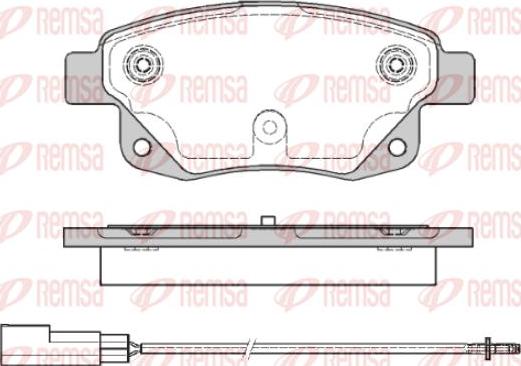 Kawe 1252 01 - Brake Pad Set, disc brake autospares.lv