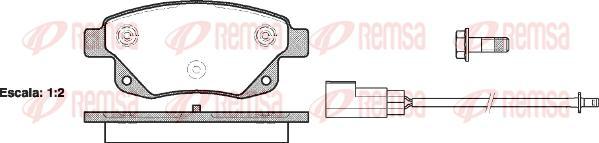 Kawe 1252 02 - Brake Pad Set, disc brake autospares.lv