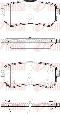 Kawe 1209 42 - Brake Pad Set, disc brake autospares.lv