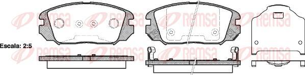 Kawe 1204 02 - Brake Pad Set, disc brake autospares.lv