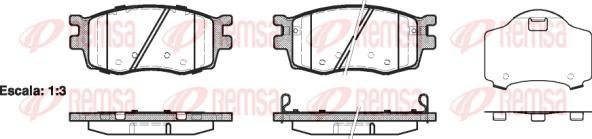 Kawe 1208 02 - Brake Pad Set, disc brake autospares.lv