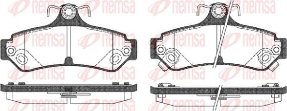 Kawe 1285 12 - Brake Pad Set, disc brake autospares.lv