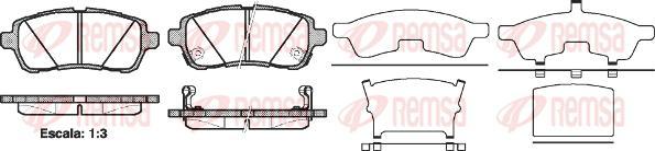 Kawe 1281 02 - Brake Pad Set, disc brake autospares.lv