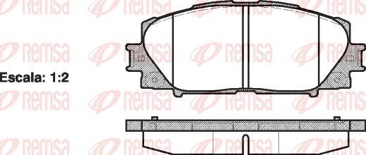 Kawe 1224 00 - Brake Pad Set, disc brake autospares.lv