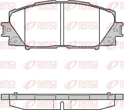 Kawe 1224 10 - Brake Pad Set, disc brake autospares.lv