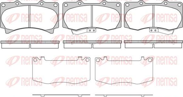 Kawe 1220 02 - Brake Pad Set, disc brake autospares.lv