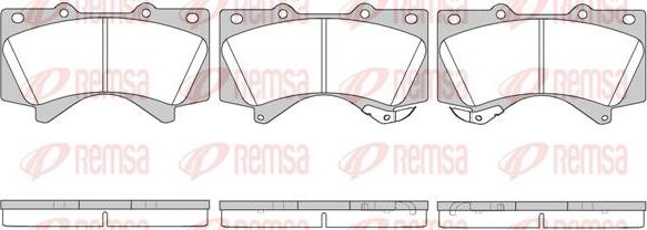 Kawe 1271 02 - Brake Pad Set, disc brake autospares.lv