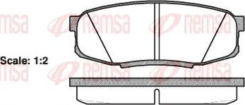 Kawe 1272 00 - Brake Pad Set, disc brake autospares.lv