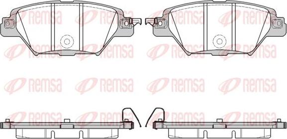 Kawe 1712 04 - Brake Pad Set, disc brake autospares.lv