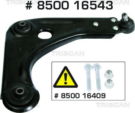 Kawe 8500 16543 - Track Control Arm autospares.lv