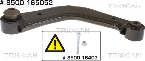 Kawe 8500 165052 - Track Control Arm autospares.lv