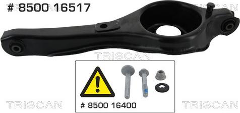 Kawe 8500 16517 - Track Control Arm autospares.lv