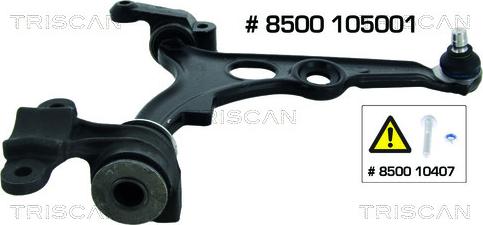 Kawe 8500 105001 - Track Control Arm autospares.lv