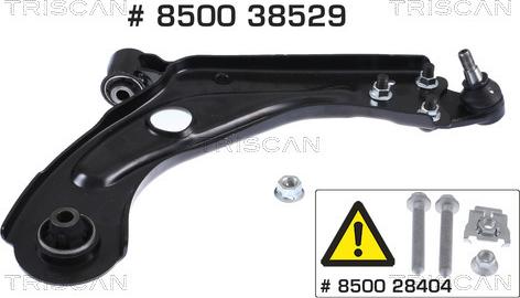 Kawe 8500 38529 - Track Control Arm autospares.lv