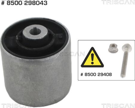 Kawe 8500 298043 - Bush of Control / Trailing Arm autospares.lv