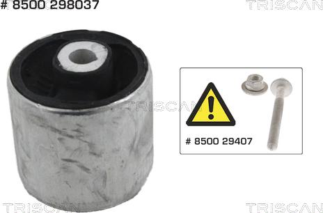 Kawe 8500 298037 - Bush of Control / Trailing Arm autospares.lv