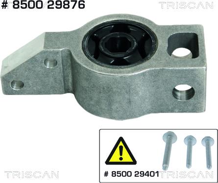 Kawe 8500 29876 - Bush of Control / Trailing Arm autospares.lv