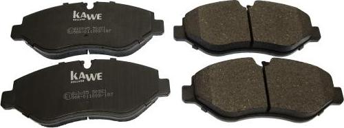 Kawe 810095 - Brake Pad Set, disc brake autospares.lv