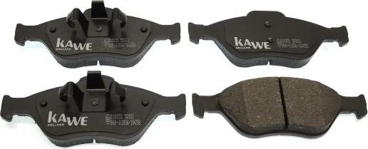 Kawe 810051 - Brake Pad Set, disc brake autospares.lv