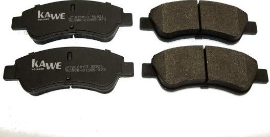 Kawe 810063 - Brake Pad Set, disc brake autospares.lv