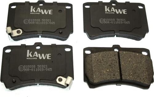 Kawe 810008 - Brake Pad Set, disc brake autospares.lv