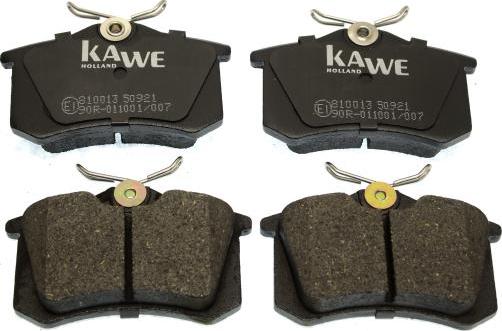 Kawe 810013 - Brake Pad Set, disc brake autospares.lv