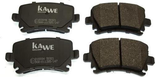 Kawe 810084 - Brake Pad Set, disc brake autospares.lv