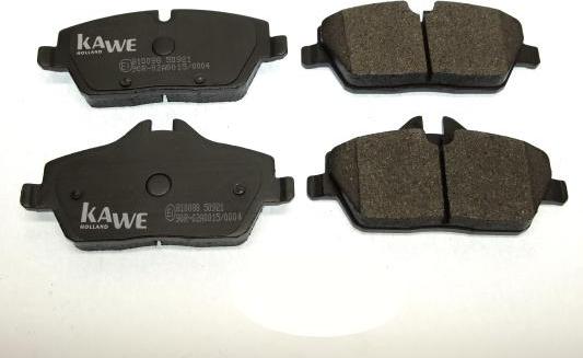 Kawe 810088 - Brake Pad Set, disc brake autospares.lv