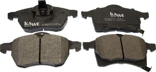 Kawe 810039 - Brake Pad Set, disc brake autospares.lv