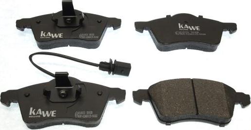 Kawe 810031 - Brake Pad Set, disc brake autospares.lv