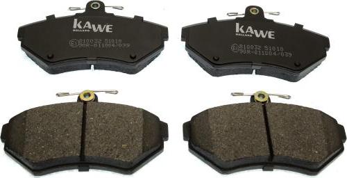 Kawe 810032 - Brake Pad Set, disc brake autospares.lv