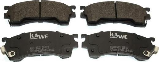 Kawe 810023 - Brake Pad Set, disc brake autospares.lv