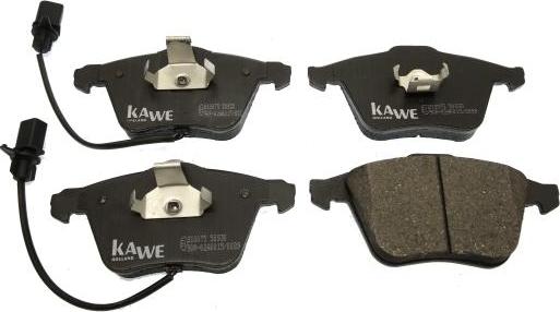 Kawe 810 075 - Brake Pad Set, disc brake autospares.lv